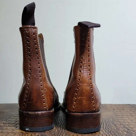 PAUL STUART BROGUE CHELSEA BOOTS (SIZE 11) - Picture 3 of 7